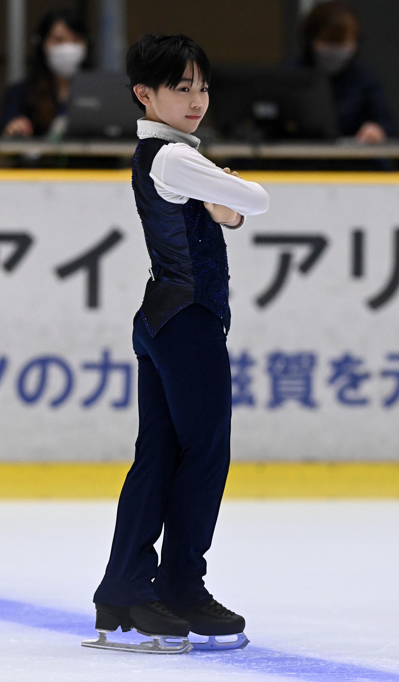 げんさんサマーカップジュニア選手権男子SPで演技する高橋星名（撮影・前岡正明）