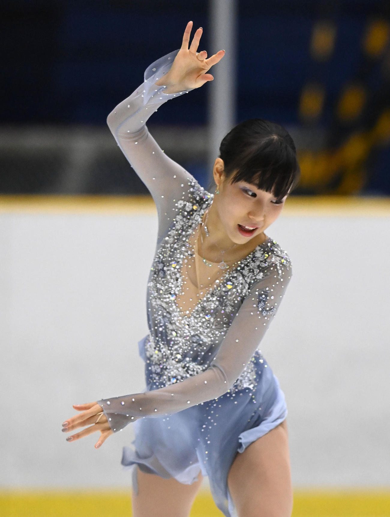 げんさんサマーカップ選手権女子SPで演技する三原舞依（撮影・前岡正明）