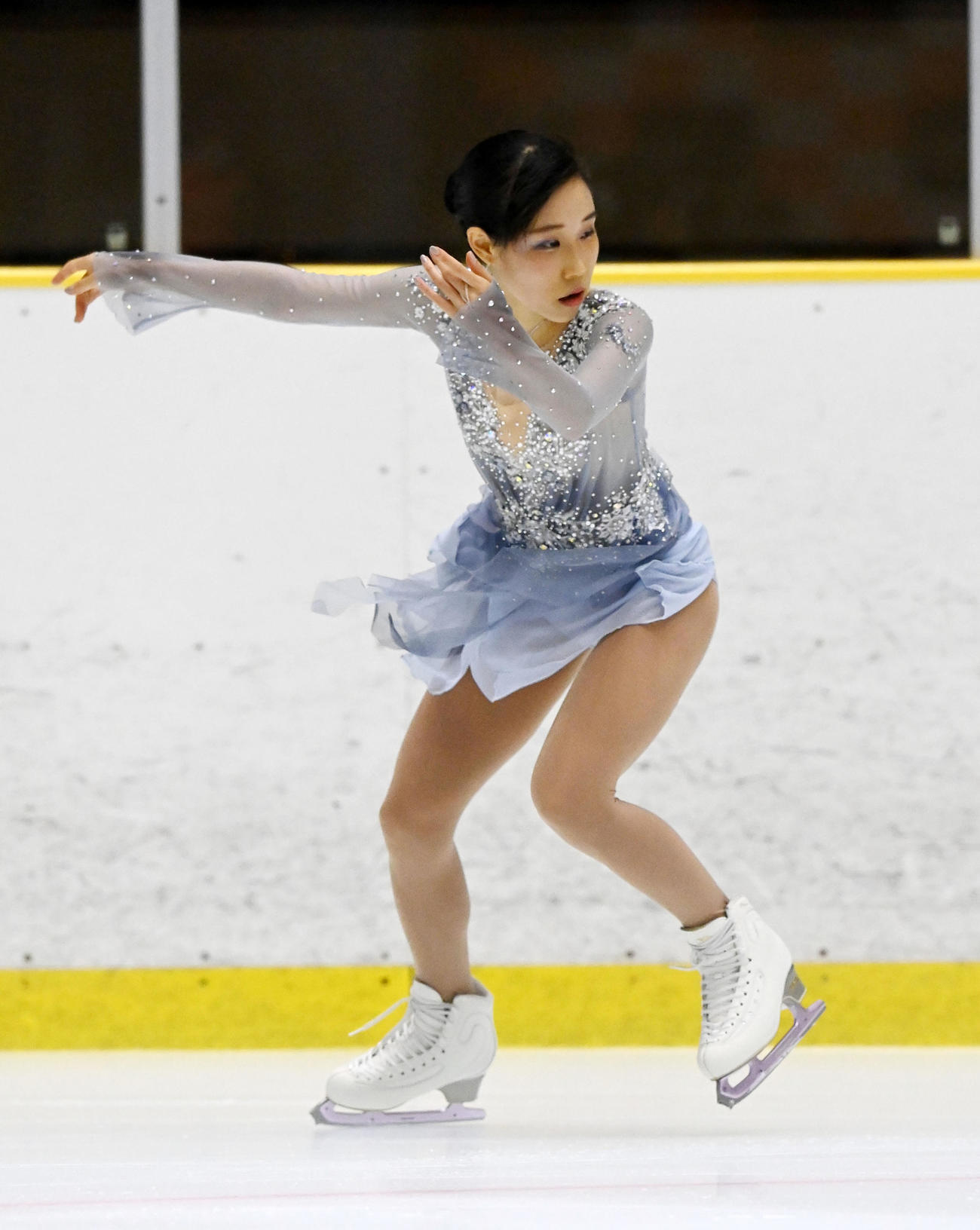 げんさんサマーカップ選手権女子SPで演技する三原舞依（撮影・前岡正明）