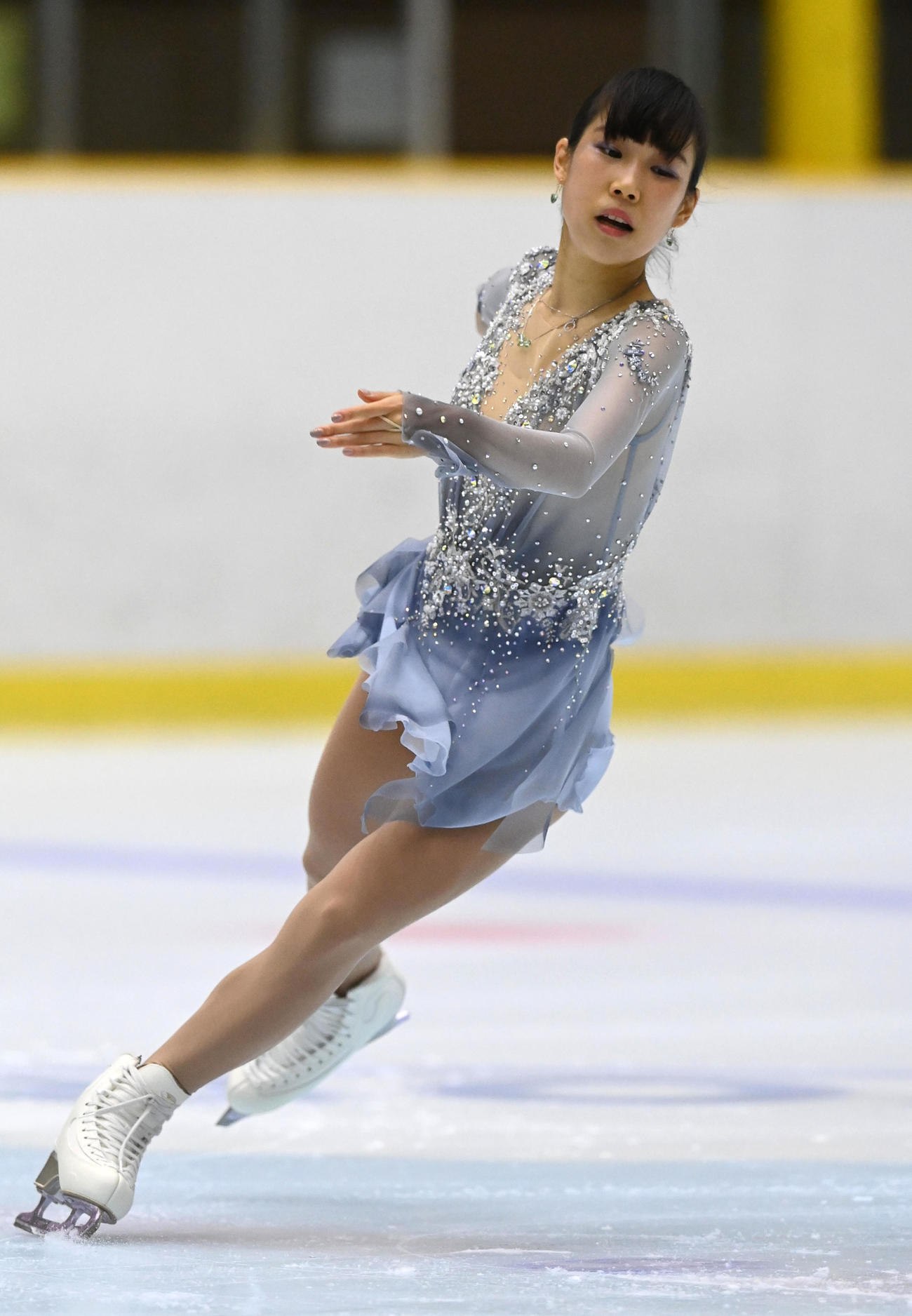 げんさんサマーカップ選手権女子SPで演技する三原舞依（撮影・前岡正明）