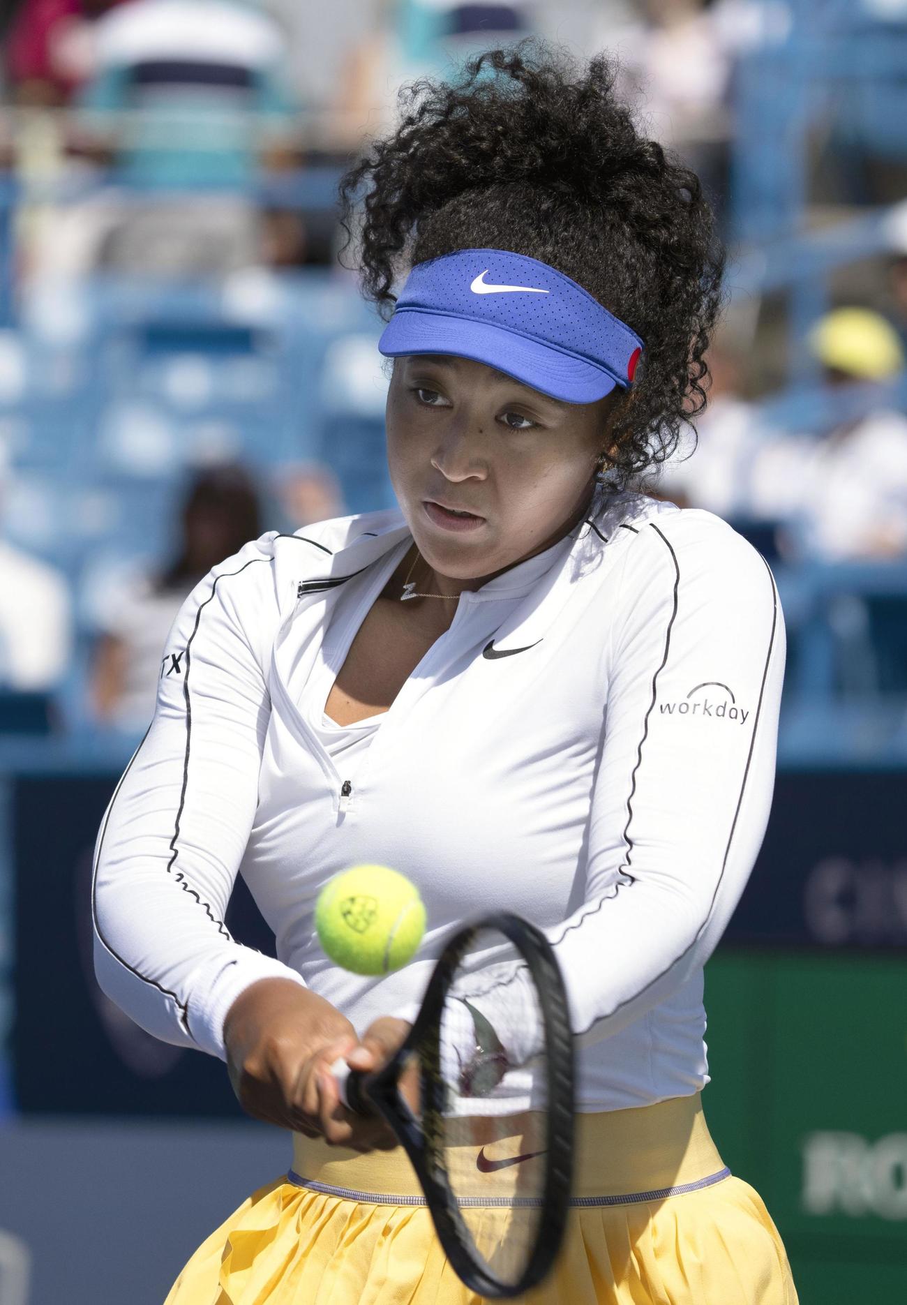女子シングルス1回戦で敗退した大坂なおみ＝シンシナティ（共同）