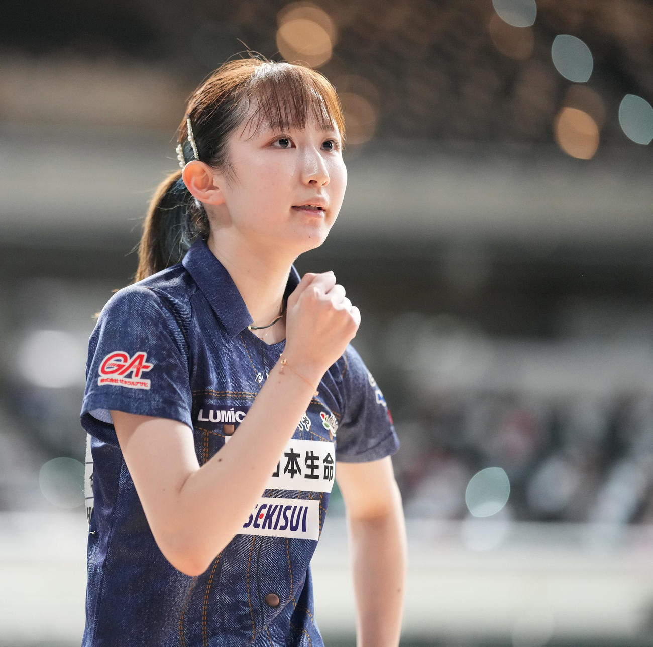 早田ひな（2022年1月28日撮影）