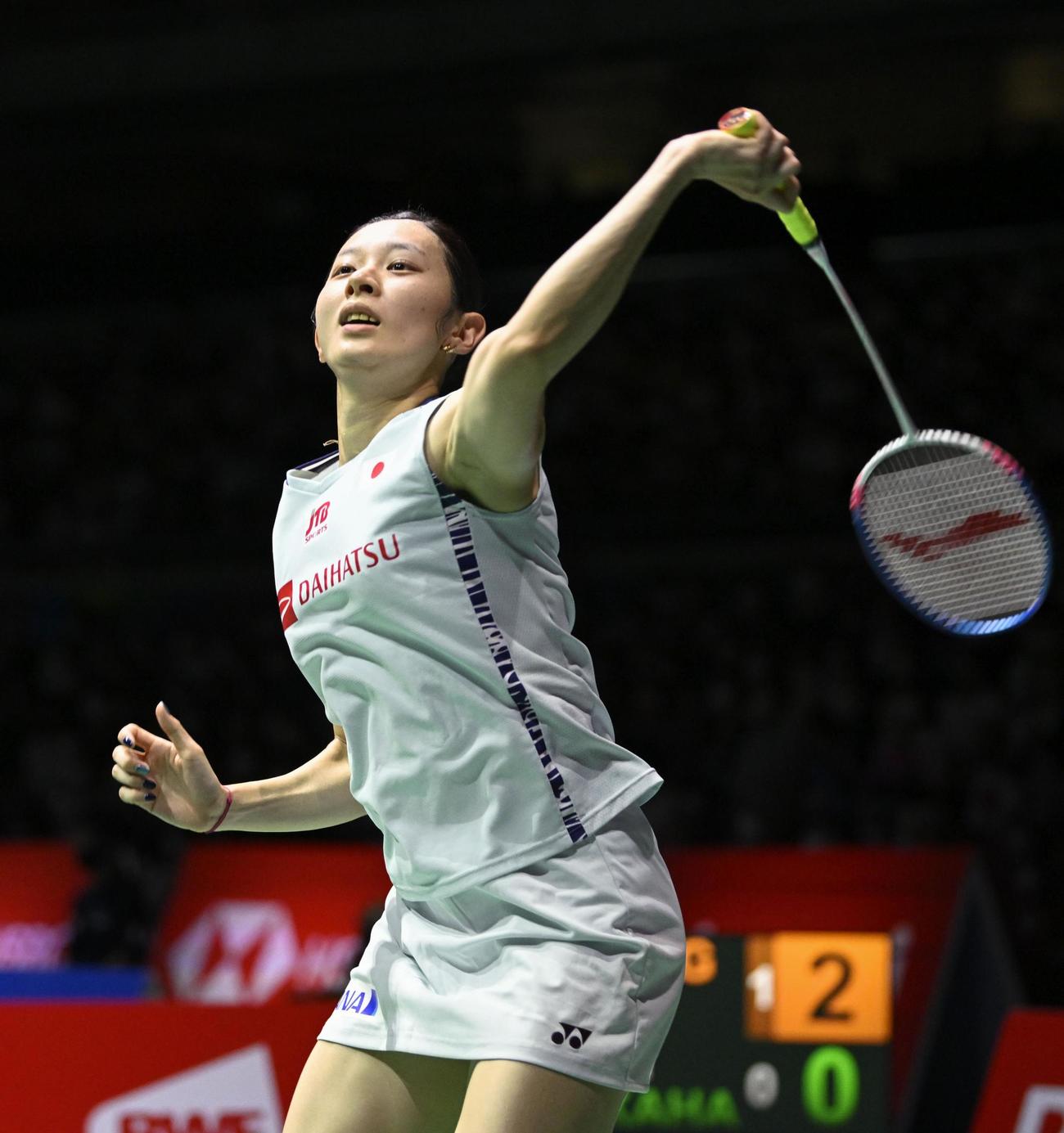 女子シングルス3回戦山口茜と対戦する高橋沙也加（共同）