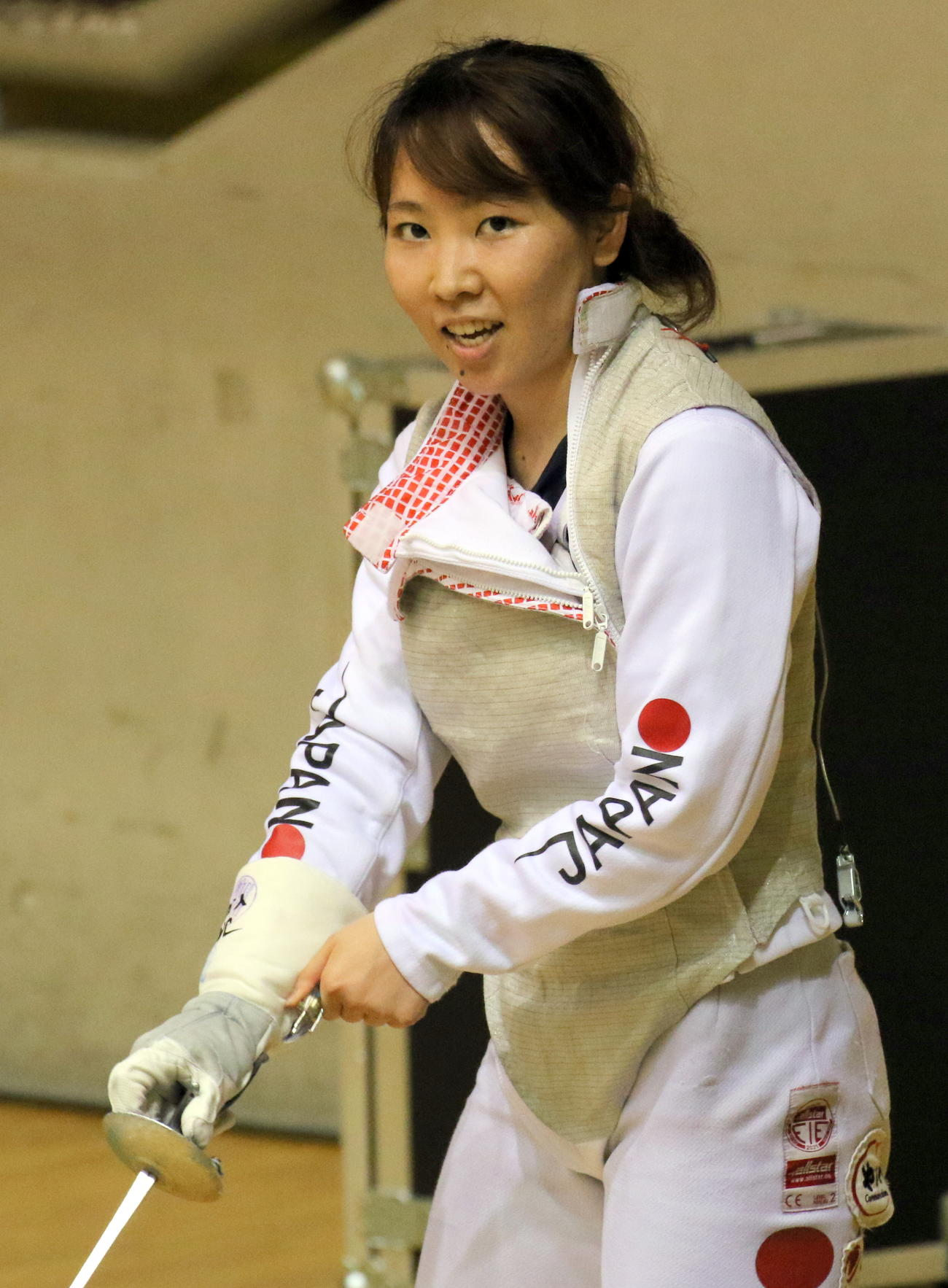 女子フルーレ2連覇へ決勝進出を決めた上野優佳（撮影・木下淳）