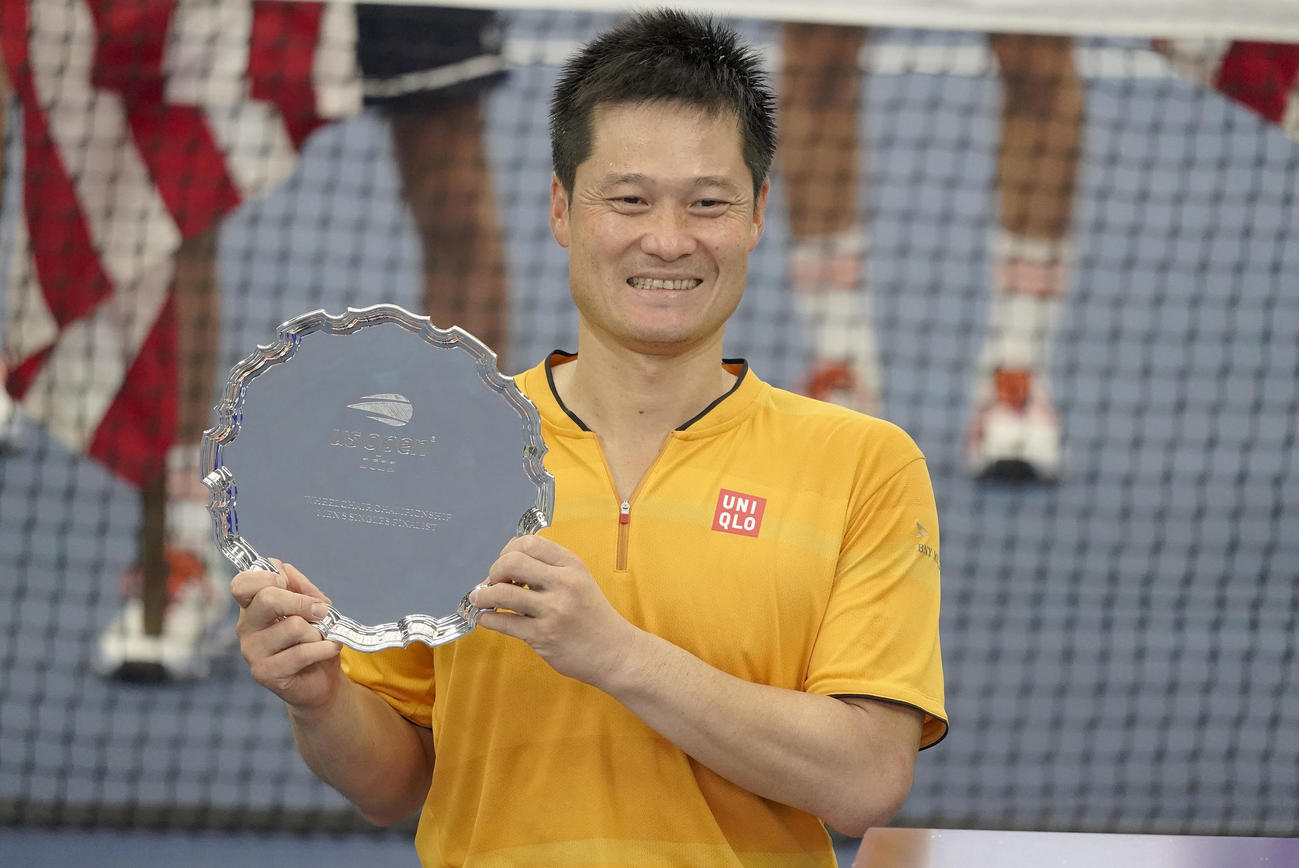 全米オープン　車いすテニス男子シングルスで準優勝の国枝慎吾（AP）