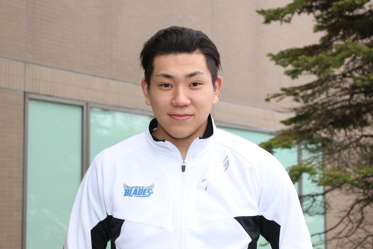 アイスホッケー平野裕志朗（16年5月撮影）