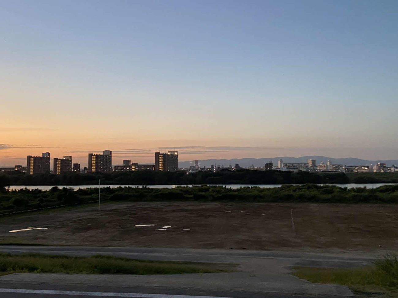 大阪・常翔学園ラグビー部のグラウンド（撮影・波部俊之介）