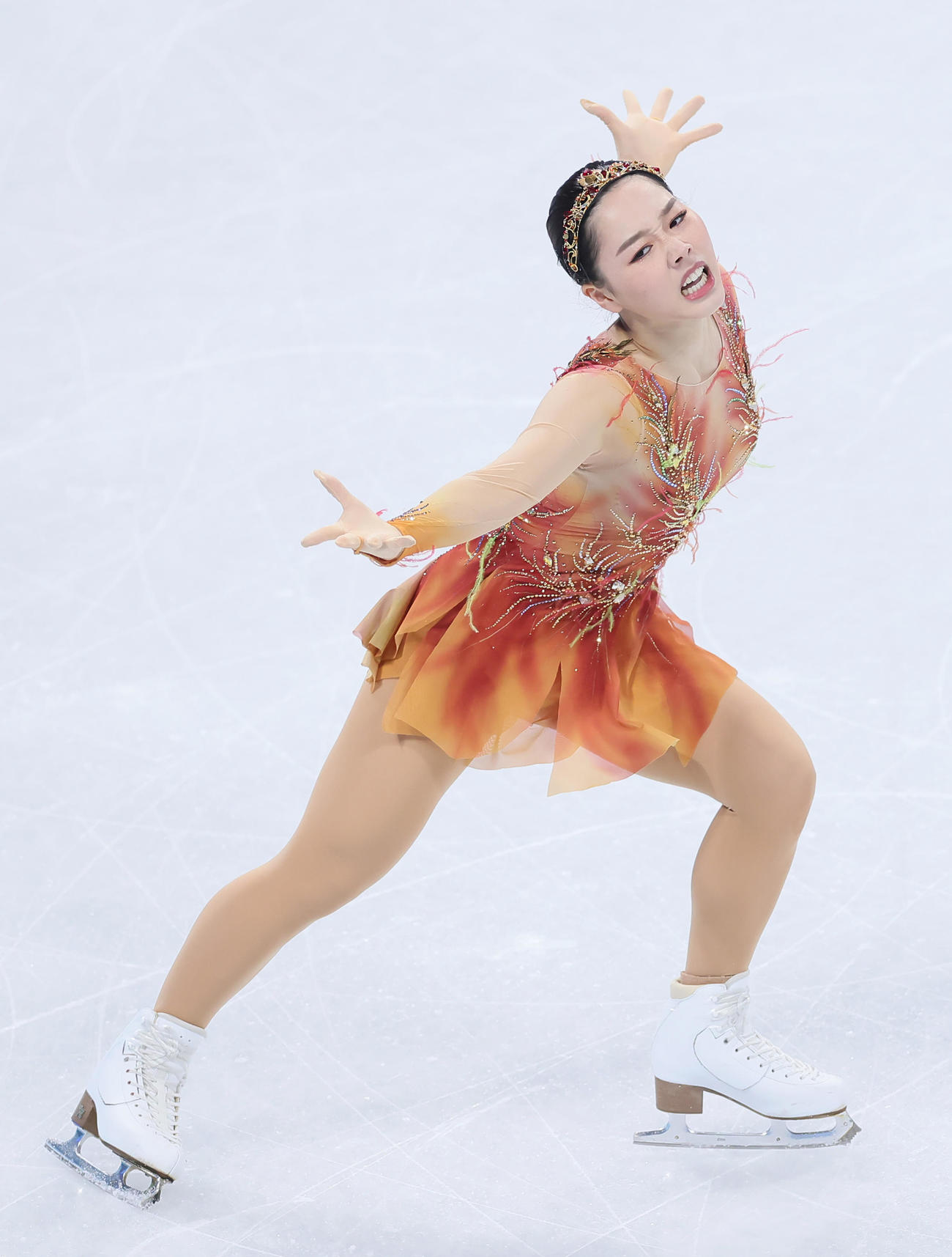北京五輪で5位となった樋口新葉(2022年2月17日)

