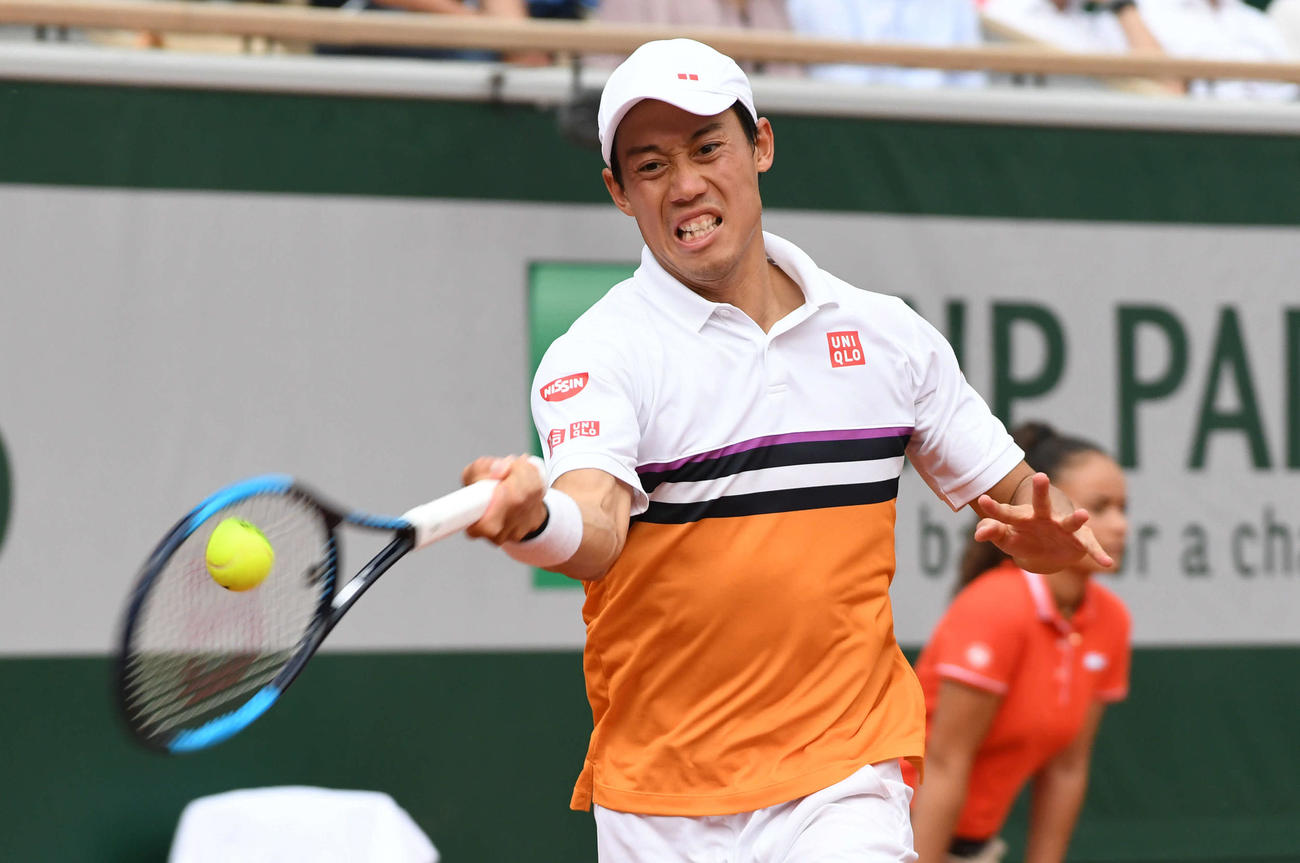 錦織圭（19年6月4日撮影）