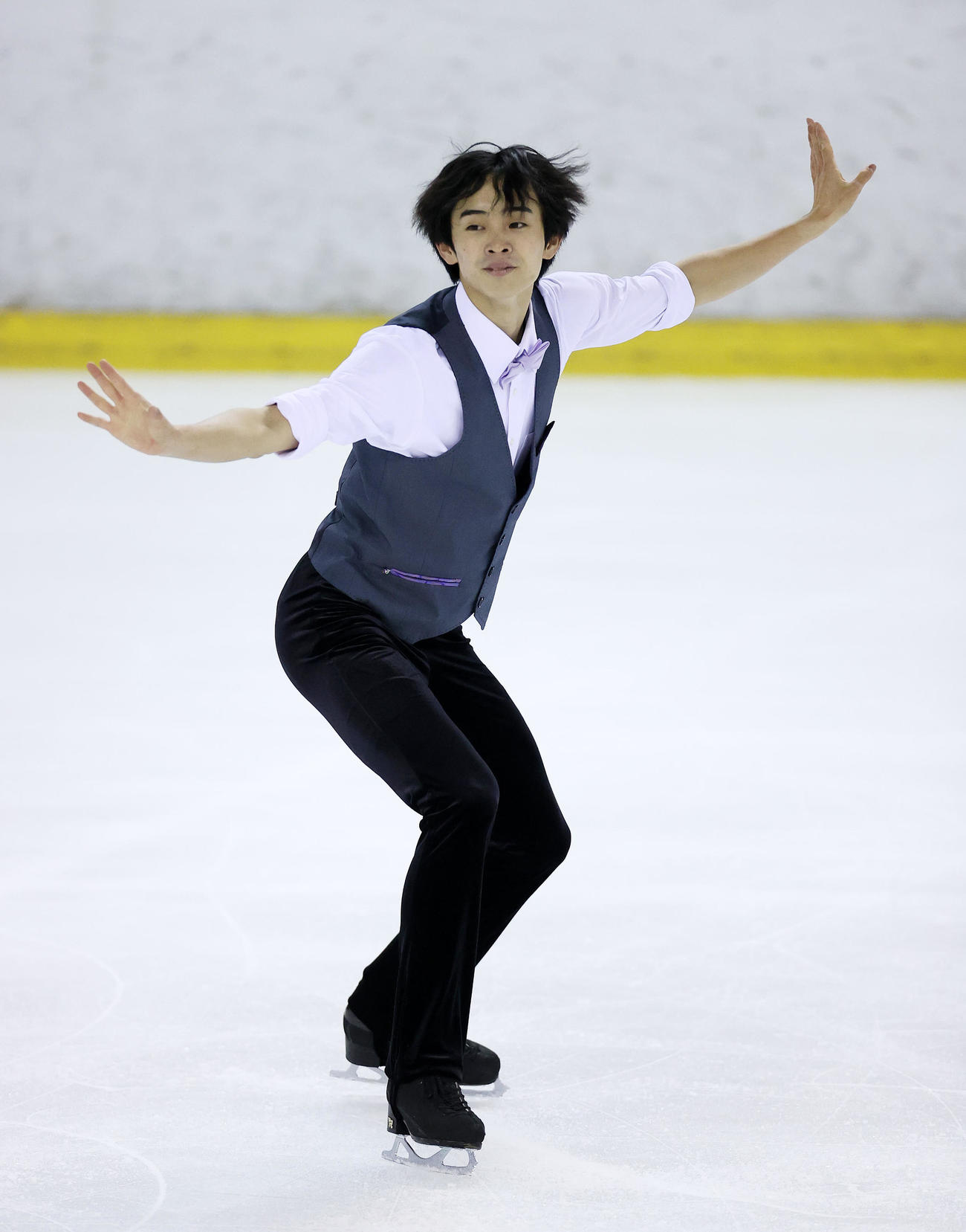 男子フリーで演技をする島田（撮影・鈴木正人）