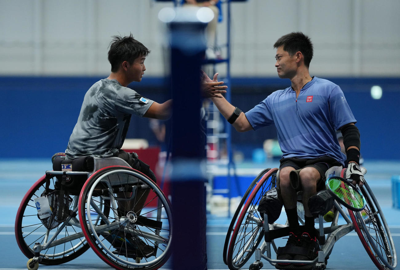 【テニス】国枝慎吾が車いすの部で完封発進 “国枝カップ”視野「できればスーパーに」格上げ目標 - テニス写真ニュース : 日刊スポーツ