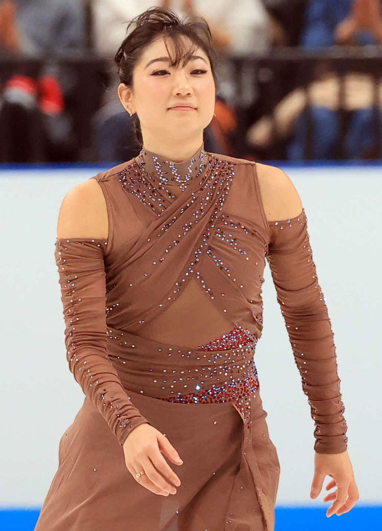 オープニングセレモニーでの長洲未来（撮影・浅見桂子）