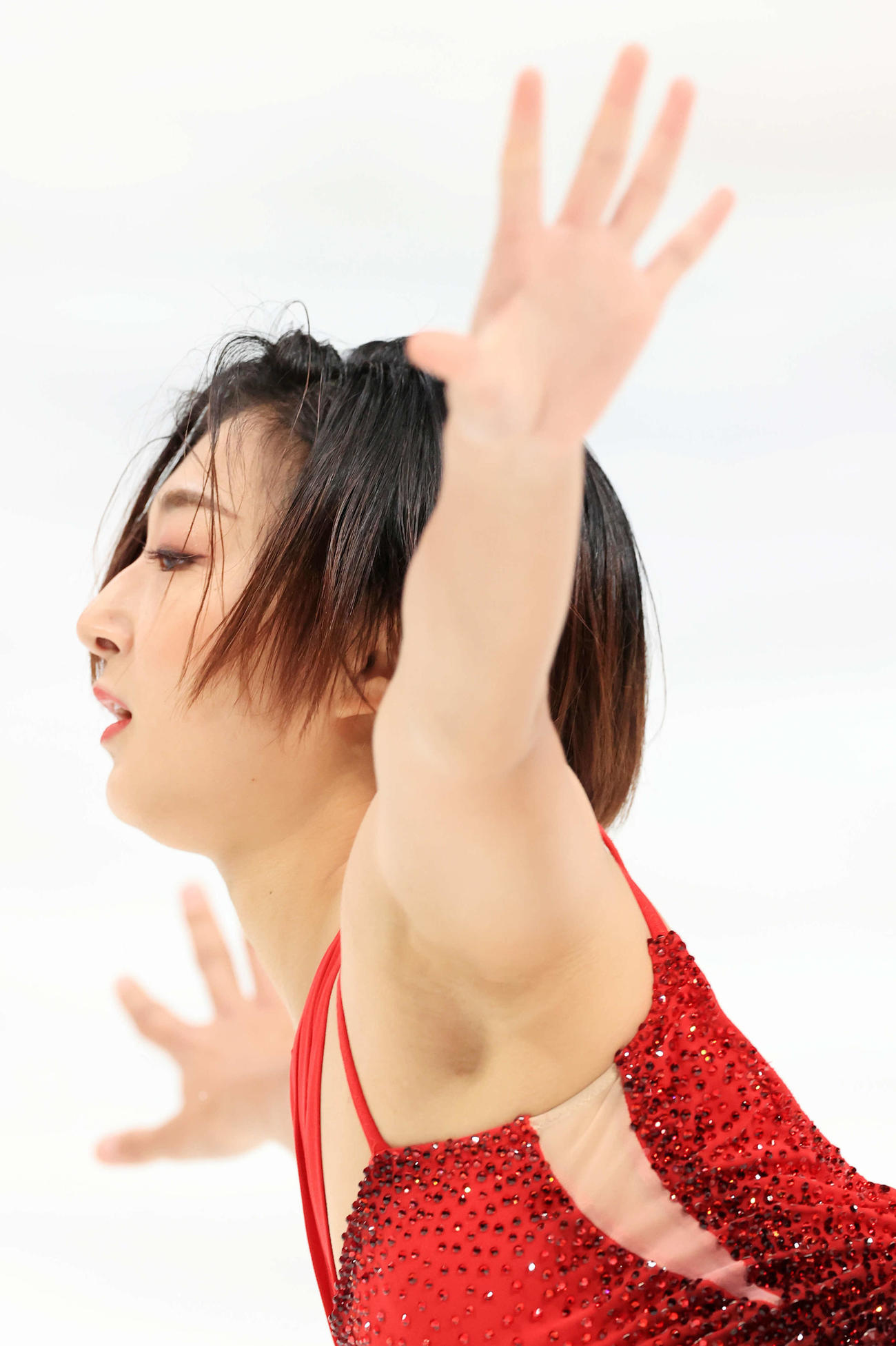 表情豊かに演技する坂本（撮影・浅見桂子）