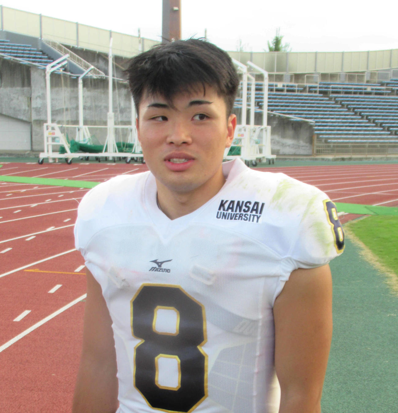 関大のエースQB須田（撮影・実藤健一）