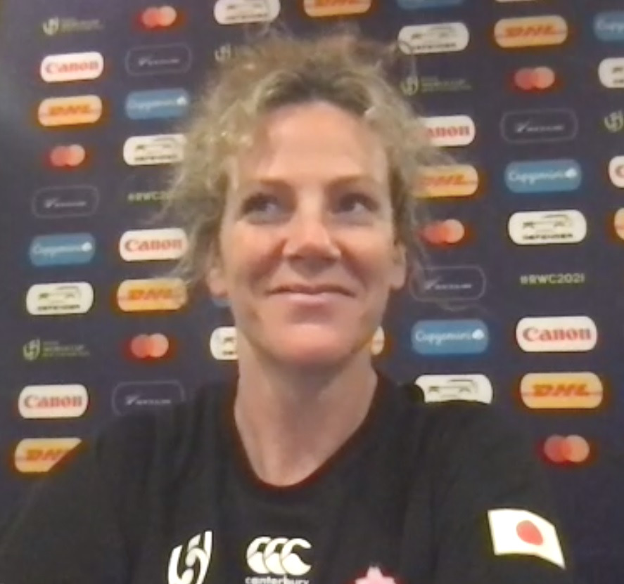 W杯第3戦のイタリア戦に向けて思いを語った女子15人制日本代表のレスリー・マッケンジー・ヘッドコーチ