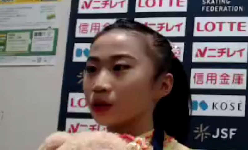 「第26回全日本ノービス選手権大会」ノービスB女子で初優勝した金沢