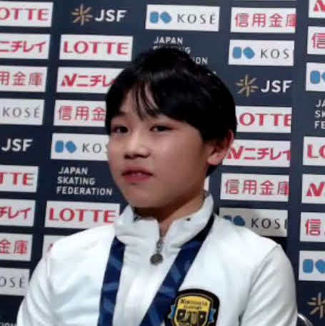 全日本選手権ノービスA男子で優勝した高橋星名