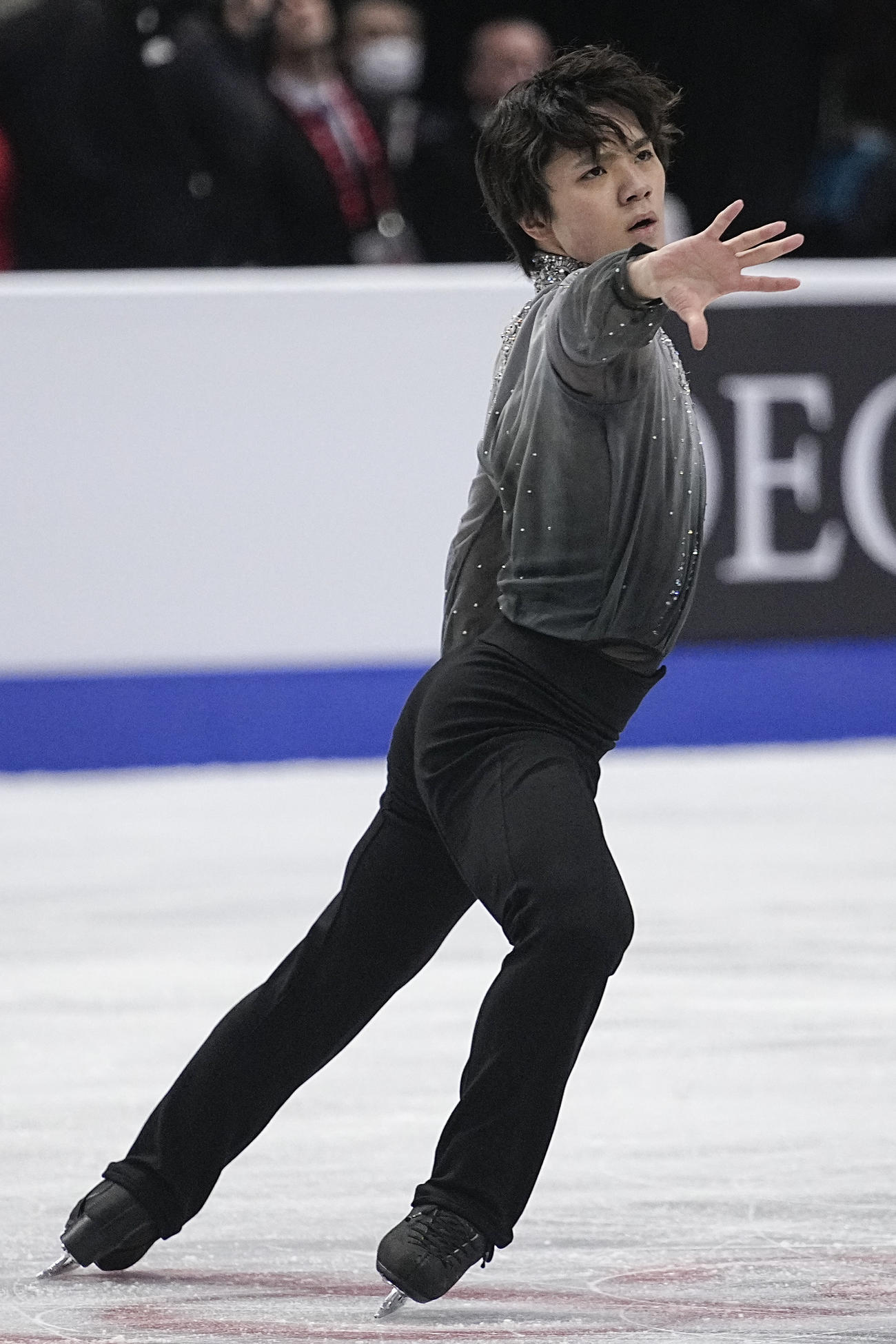 グランプリ（GP）シリーズ第2戦スケートカナダ　男子フリー　演技をする宇野昌磨（USA TODAY＝ロイター）