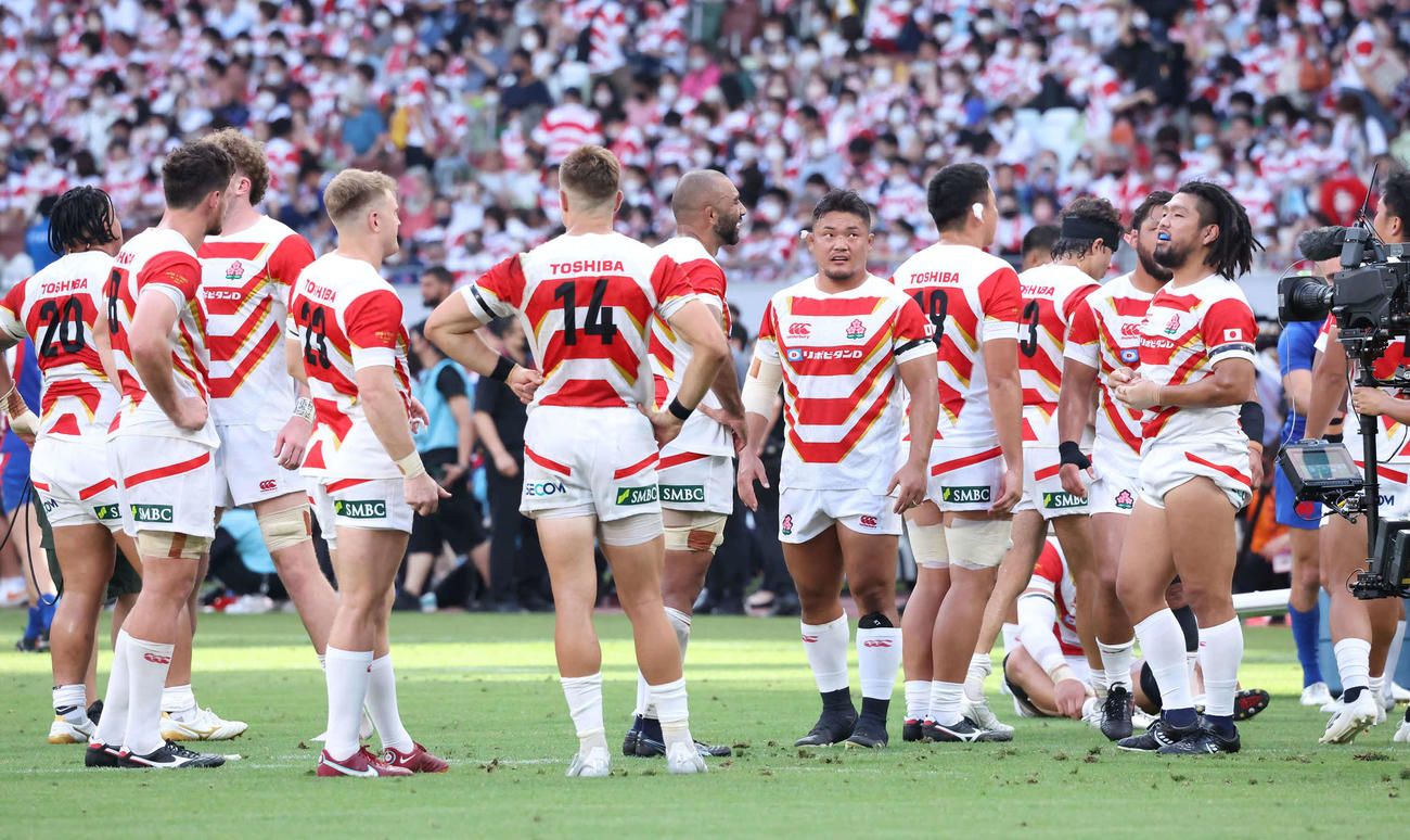 日本代表フィフティーン（2022年7月9日撮影）