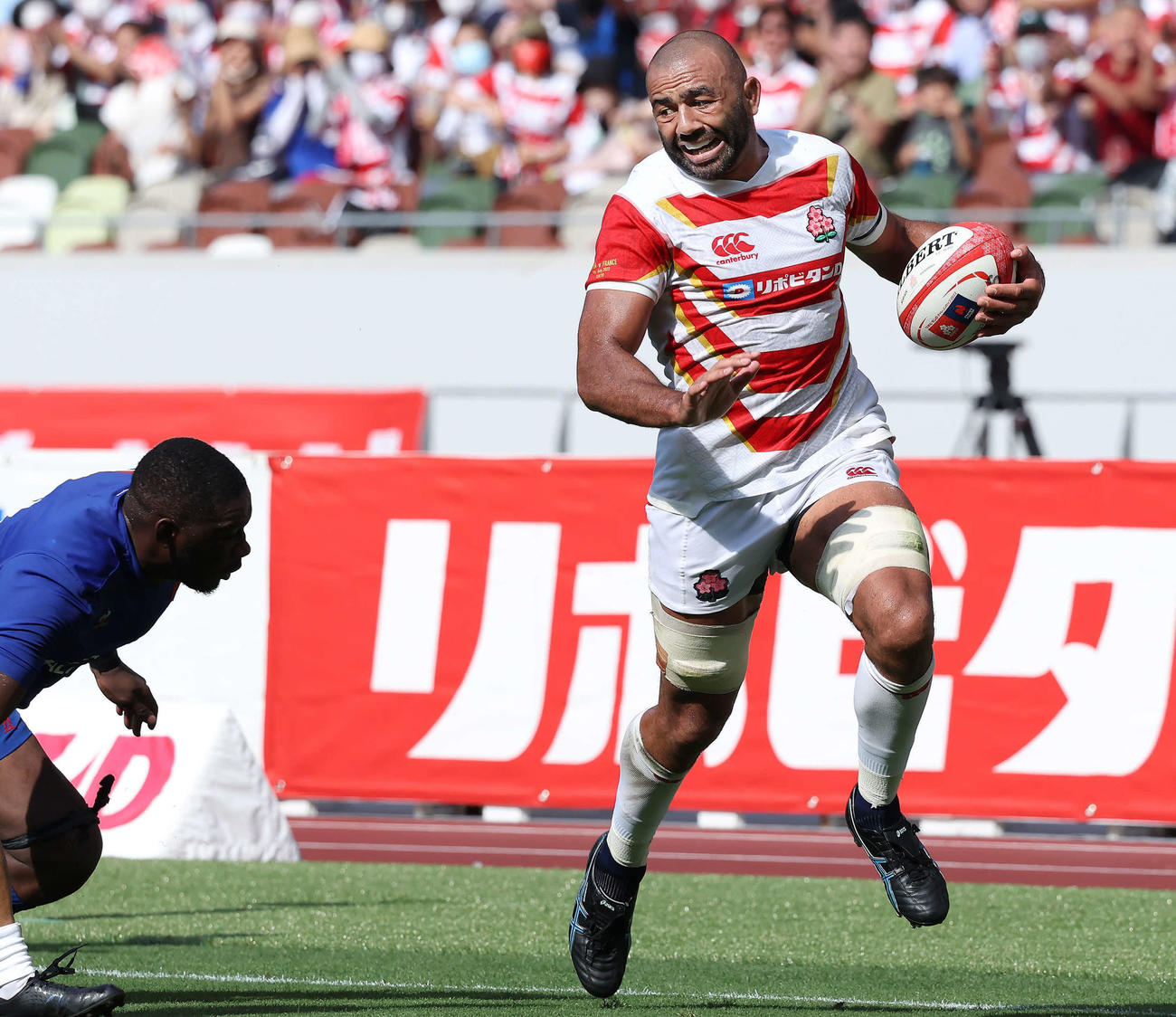 日本代表FLリーチ・マイケル（2022年7月9日撮影）
