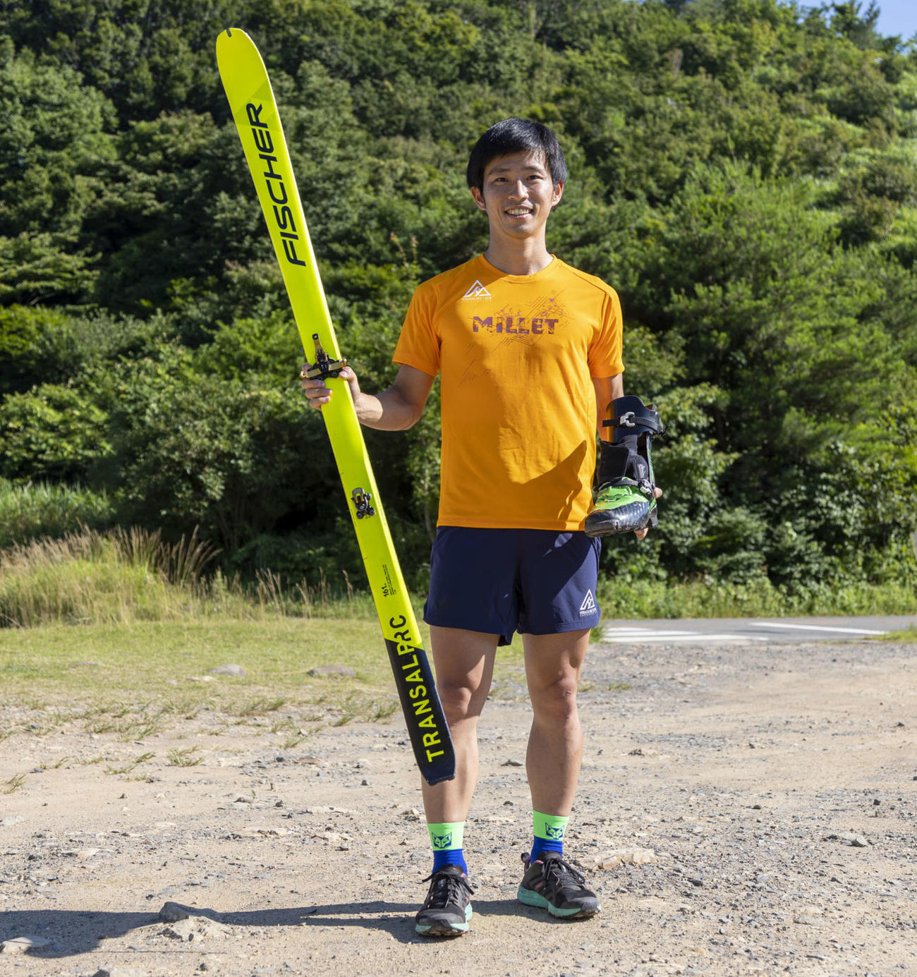 山岳スキー競技の23年世界選手権に出場する遠藤