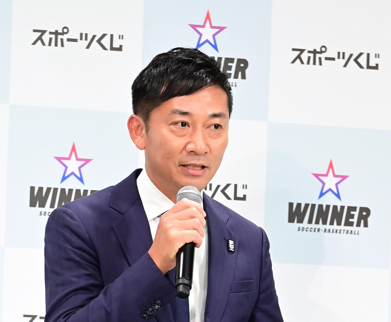 Bリーグ島田チェアマン（2022年9月26日撮影）