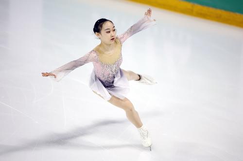 SPで演技する松生理乃（ロイター）