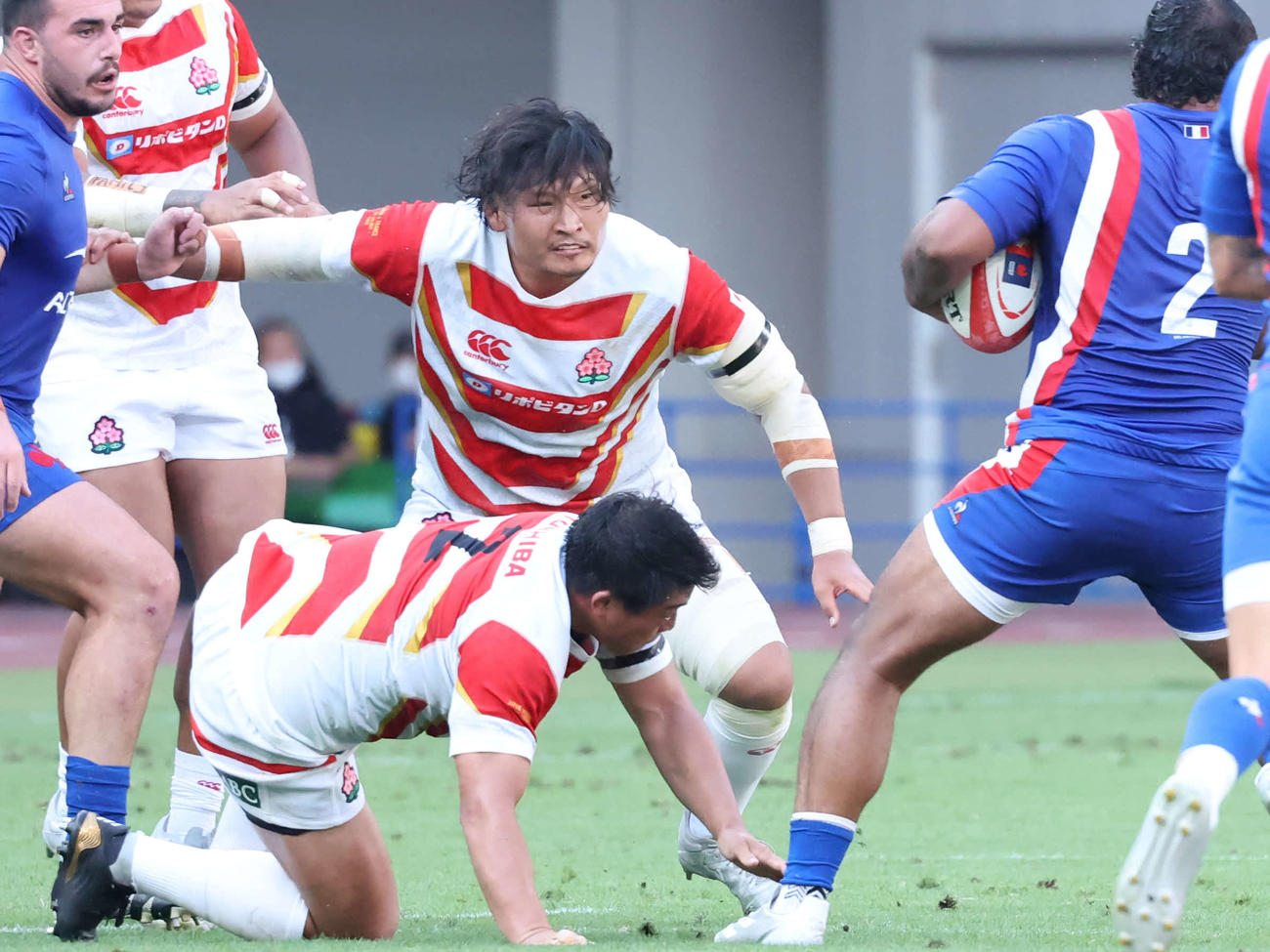 日本代表PR稲垣啓太（2022年7月9日撮影）