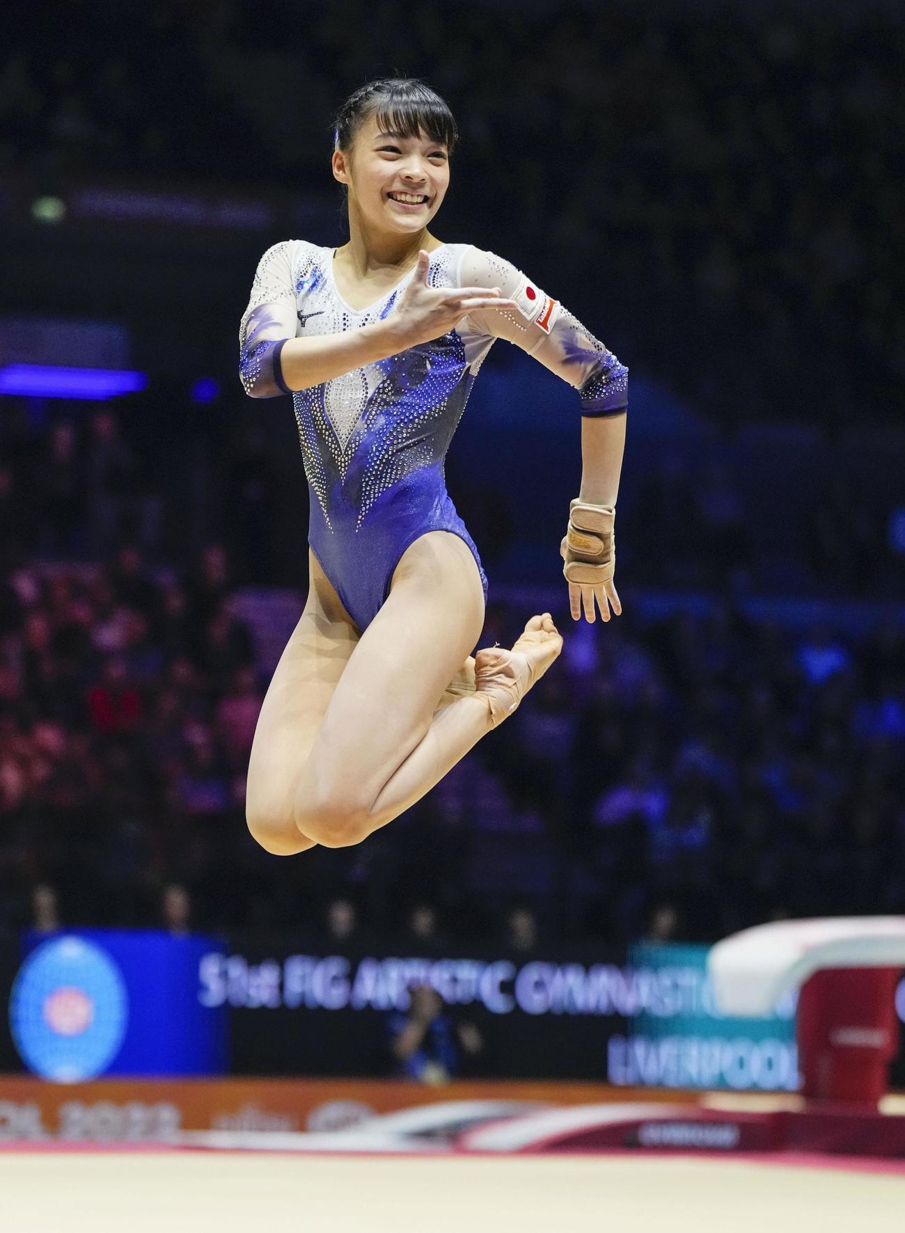 女子個人総合決勝　山田千遥の床運動（共同）