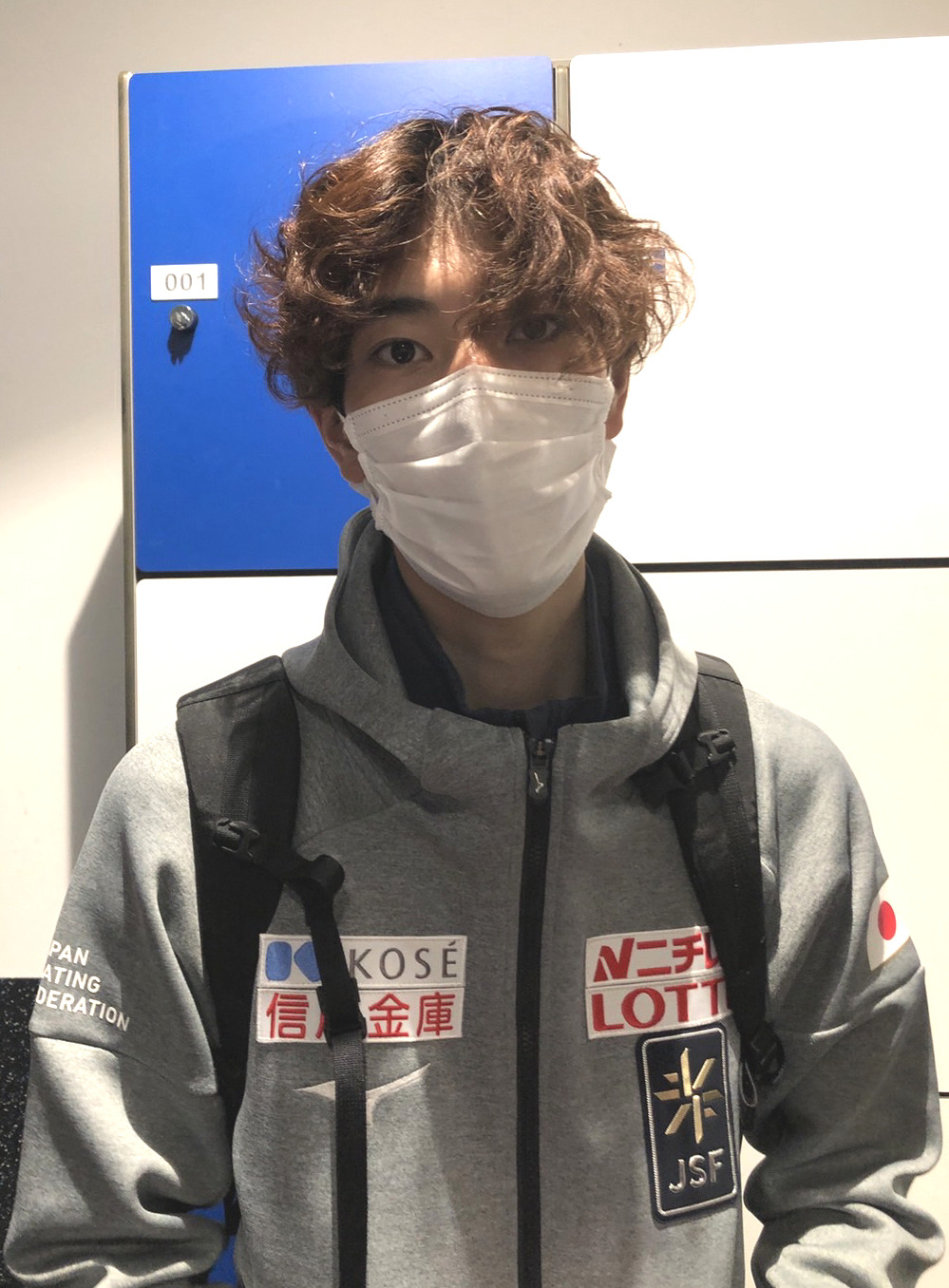 3日、GPシリーズ第3戦フランス杯の公式練習に参加した三宅星南（撮影・松本愛香通信員）