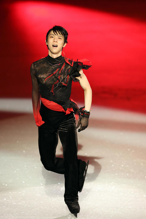 「CHANGE」を演技する羽生結弦さん（撮影・狩俣裕三）