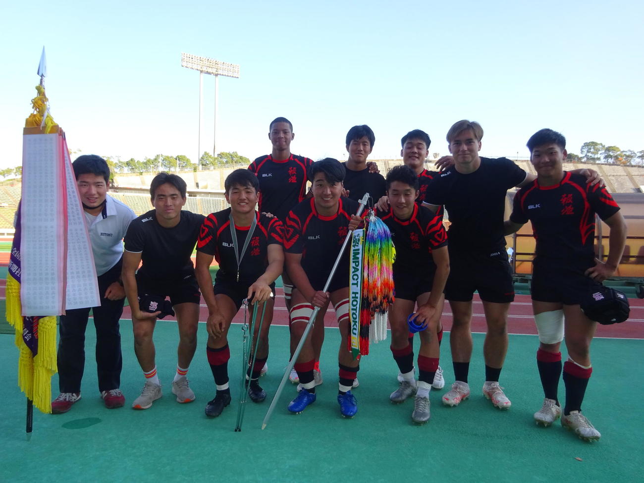 ロスタイムの“逆転サヨナラ”で花園切符を手にした報徳学園フィフティーン（撮影・加藤裕一）