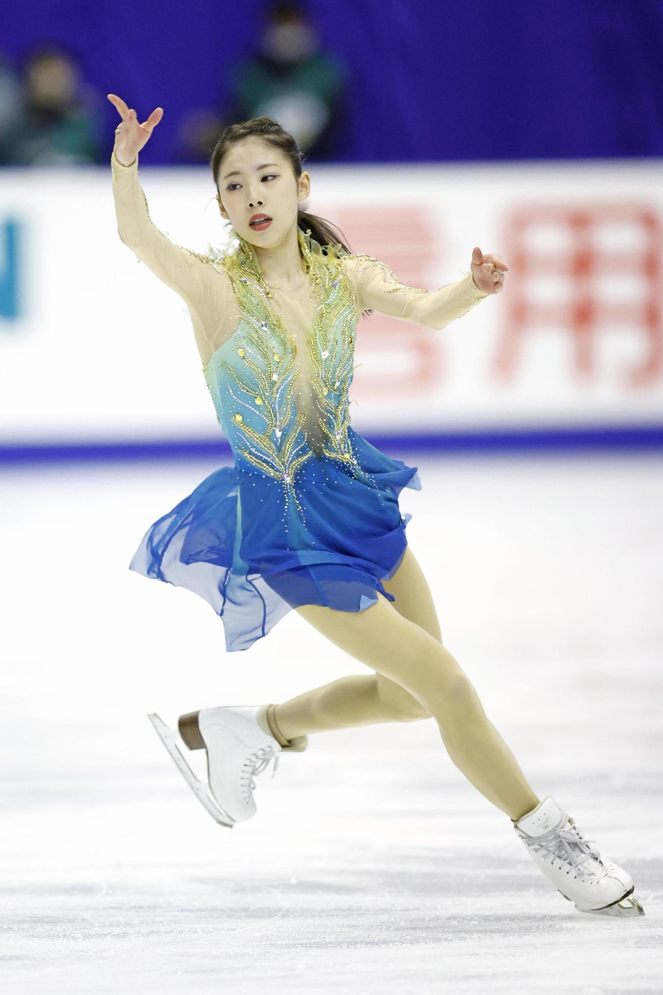 女子で3位の住吉りをんのフリー