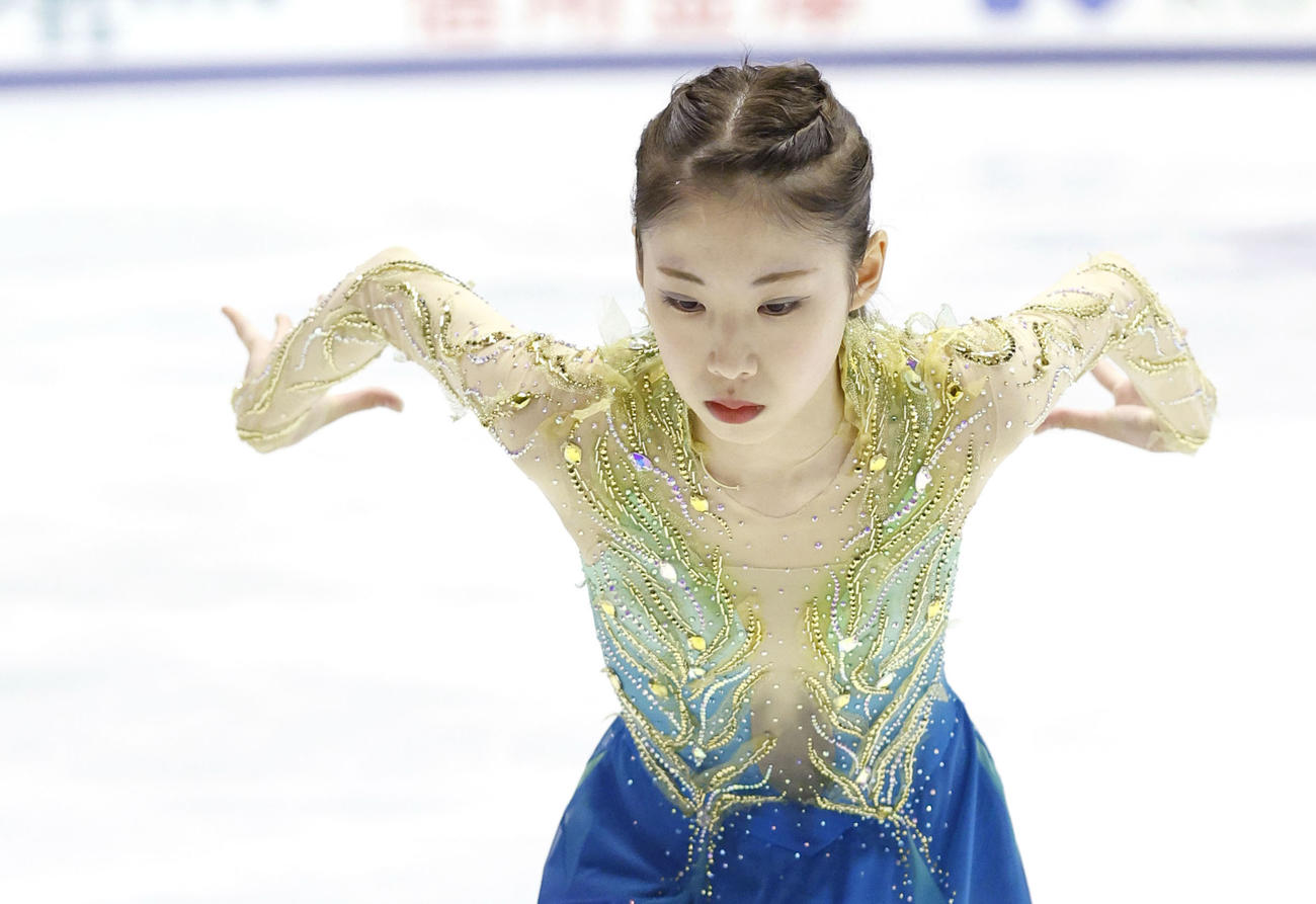 女子で3位の住吉りをんのフリー