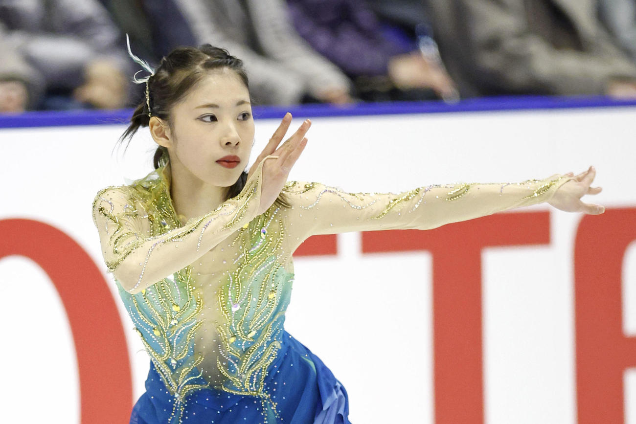 女子で3位の住吉りをんのフリー