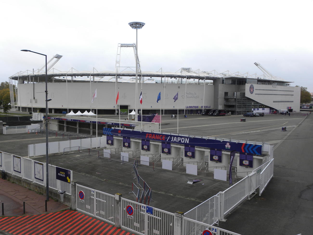 23年W杯フランス大会で日本が2試合を戦うスタジアム・ド・トゥールーズ（撮影・松本航）
