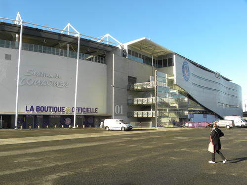 23年W杯フランス大会で日本が2試合を戦うスタジアム・ド・トゥールーズ(撮影・松本航)