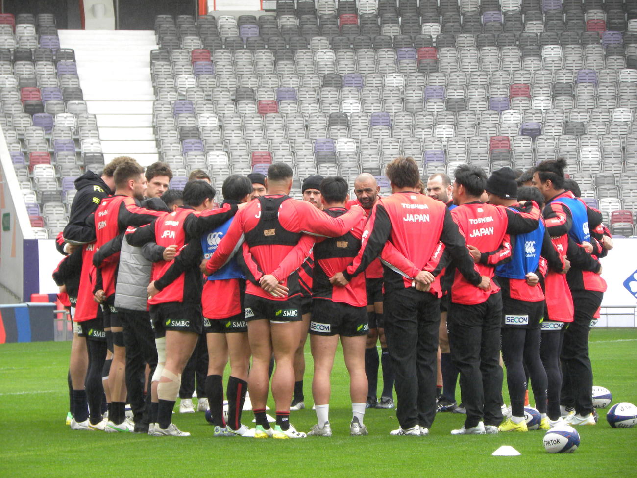 ラグビー日本代表（2022年11月19日撮影）