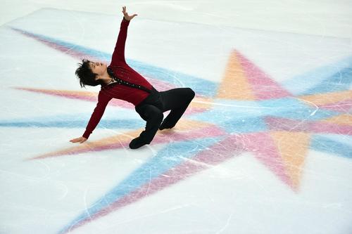 グランプリ（GP）ファイナル　男子SP　演技する宇野昌磨（ロイター）