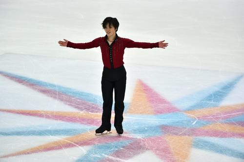グランプリ（GP）ファイナル　男子SP　演技する宇野昌磨（ロイター）