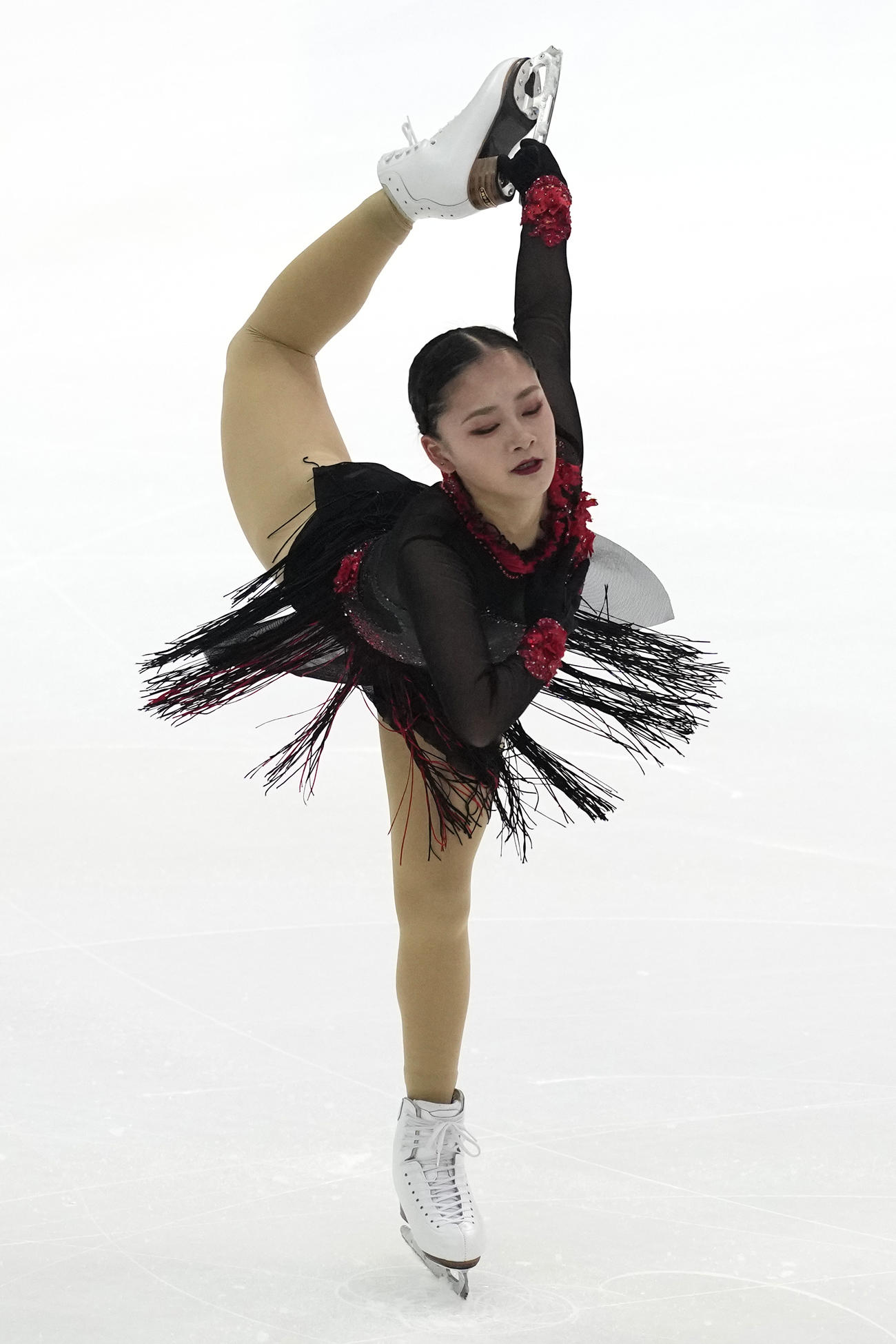 グランプリ（GP）ファイナル　女子SP　演技する渡辺倫果（AP）