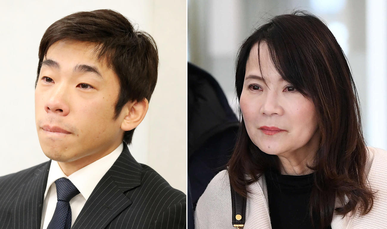 織田信成氏（左）、浜田美栄氏