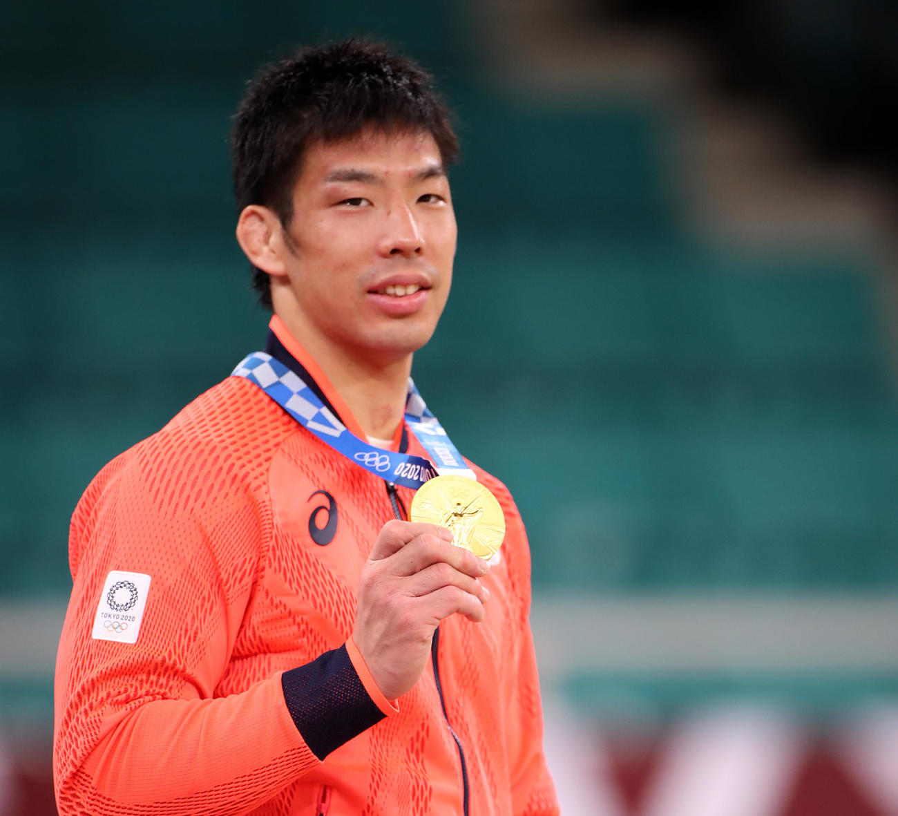 柔道男子81キロ級で金メダルを獲得した永瀬貴規（2021年7月27日撮影）