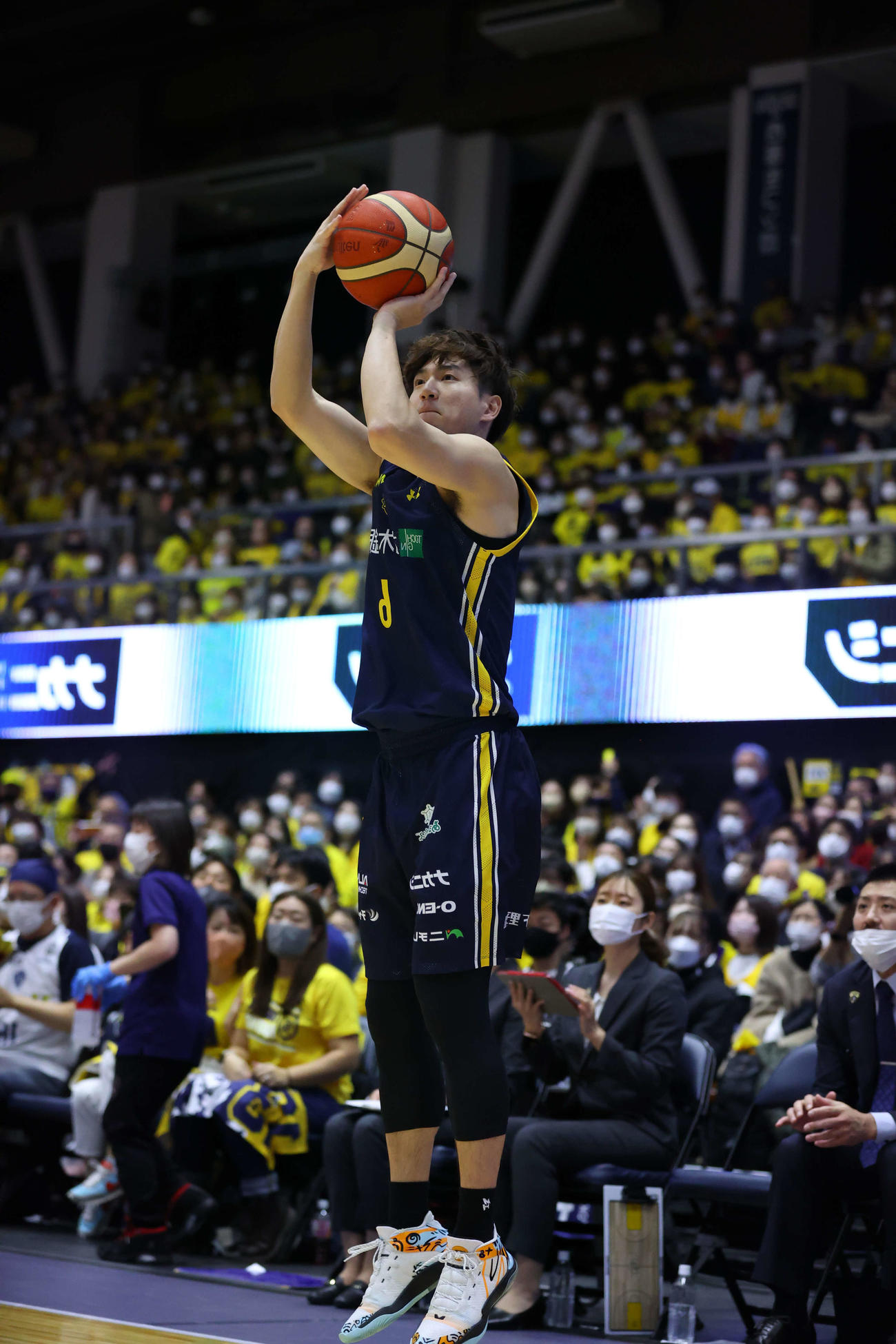 宇都宮対横浜　敗戦にも22得点と気を吐いた宇都宮比江島（C）BLEAGUE