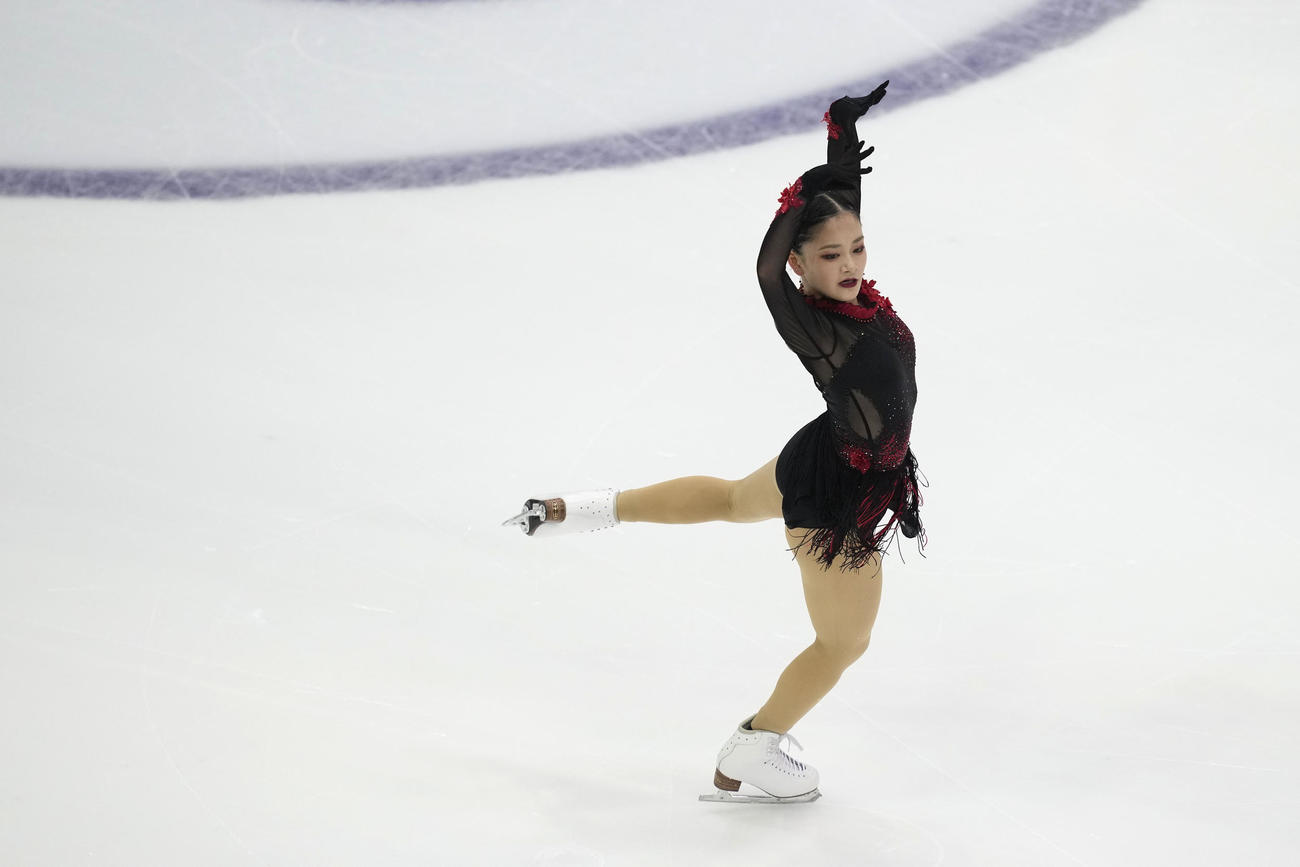グランプリ（GP）ファイナル　女子SP　演技する渡辺倫果（AP）