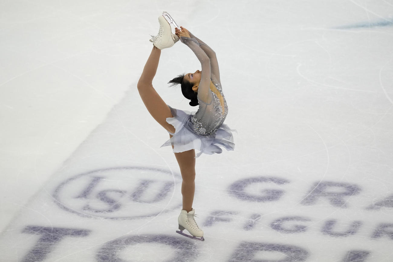 グランプリ（GP）ファイナル　女子SP　演技する三原舞依（AP）