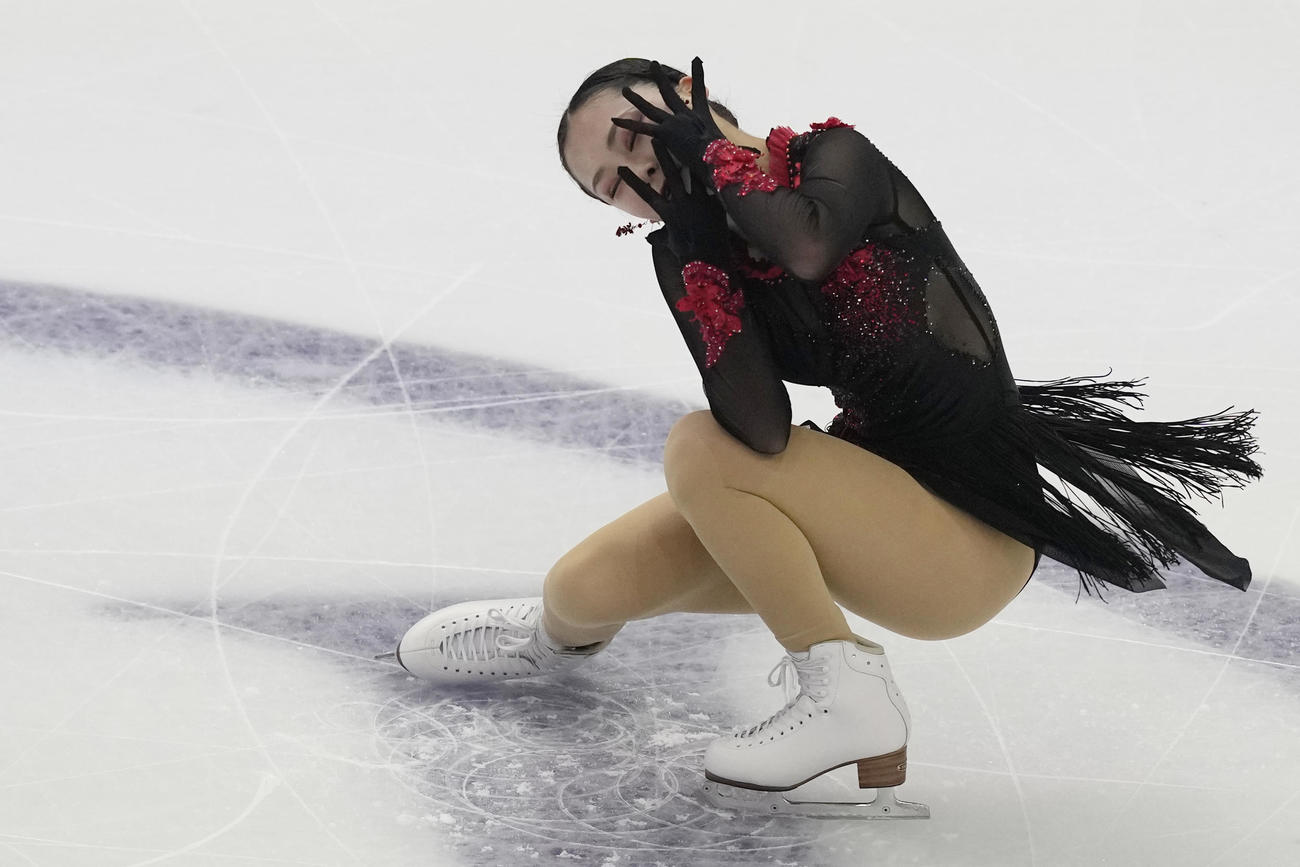 グランプリ（GP）ファイナル　女子SP　演技する渡辺倫果（AP）
