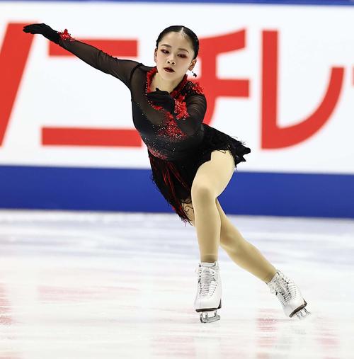 SPの演技をする渡辺（撮影・上田博志）