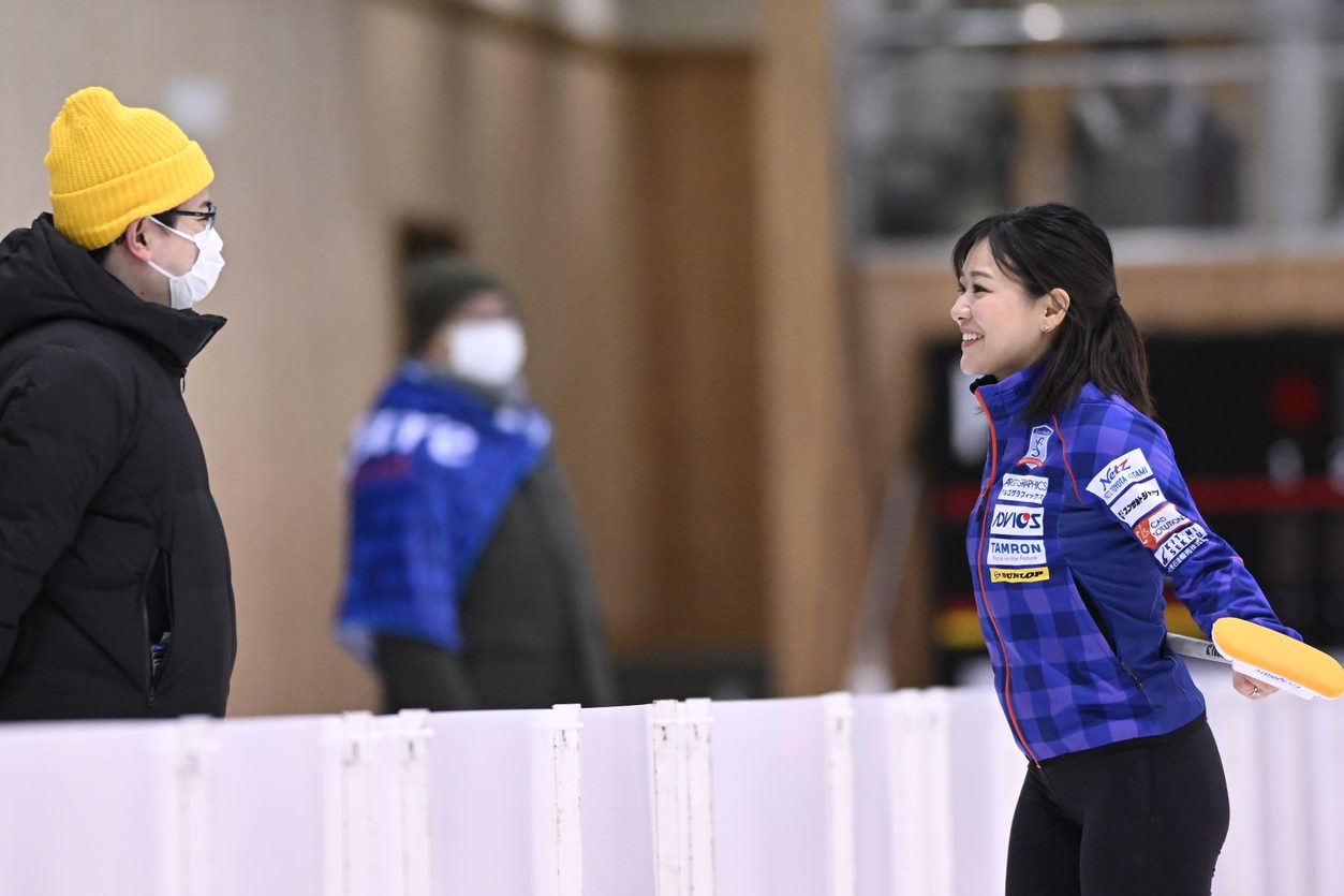 リラックスした表情の吉田知那美（C）軽井沢国際 2022_H.Ide
