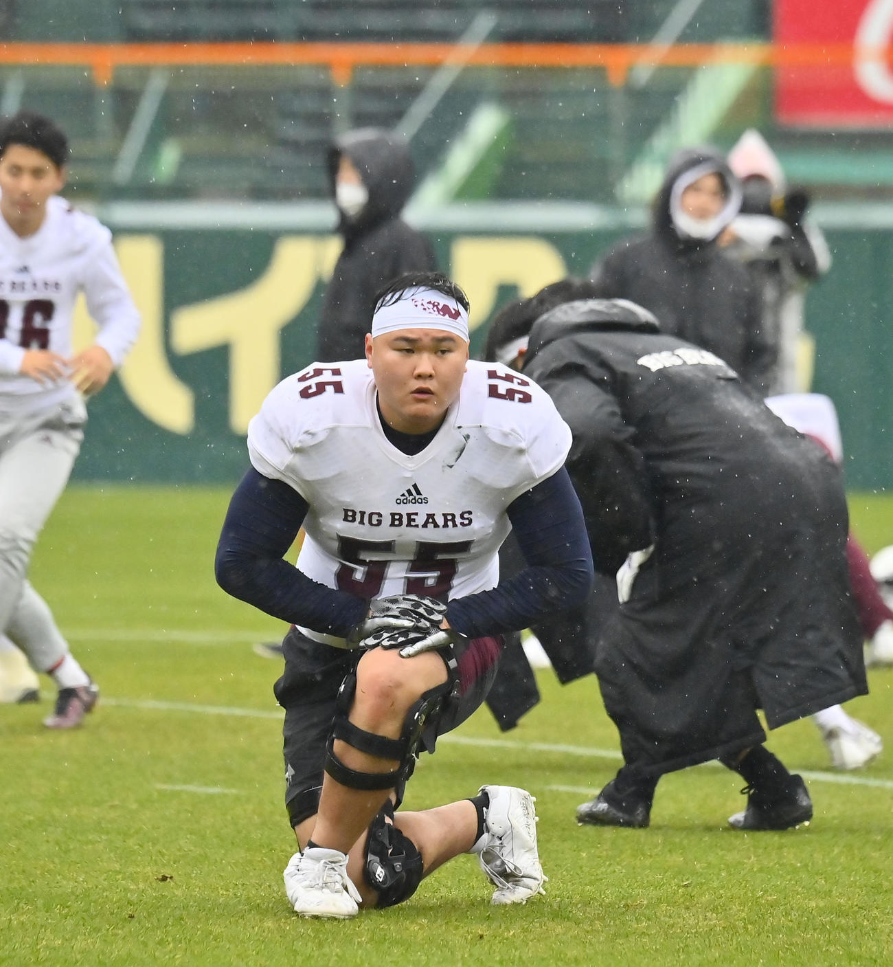 チームをまとめる早大OL亀井主将（撮影・和賀正仁）